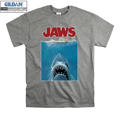 £9.95 • Buy Jaws T-shirt Movie Poster Cool Print T Shirt Men Women Unisex Tshirt 2673