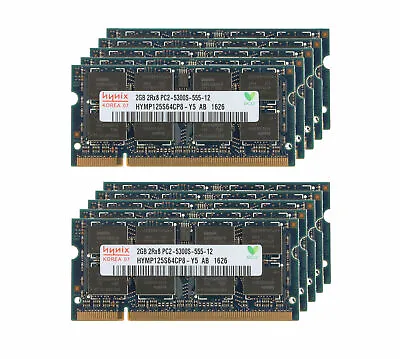 £16.99 • Buy  Memory Ram Laptop DDR2 PC2 2GB 4GB PC2 5300S 667 MHz SODIMM 200 PIN 2X LOT