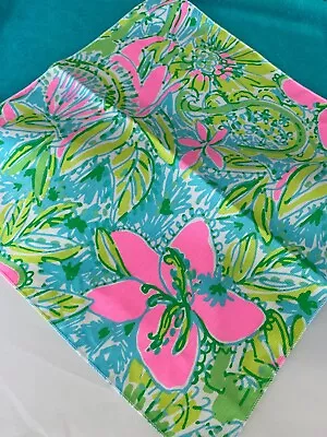 Lilly Pulitzer Coconut Jungle Custom-Made Cloth Napkins 13X13 Set Of 4 NEW! • $22.99