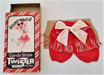 1950s Vintage GIRL COSTUME Jeanstyle In Orig BOX NOS Age 6-9 Twister Halloween • $32.50