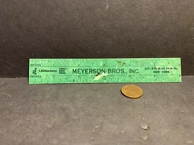 Vintage Celluloid Or ? Advertising Ruler Meyerson Bros. NY Candlestick Phone 6  • $6.99