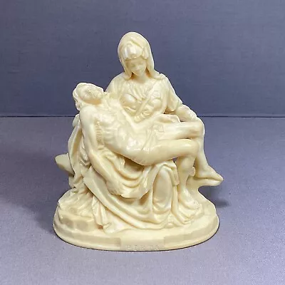 Michaelangelo Pieta Jim Terrenia Italy Alabaster Marble Onix 4  Tall • $35