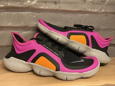£77.53 • Buy Nike Free RN 5.0 Shield Fire Pink Black Running Shoes BV1224-600 Womens Size 6
