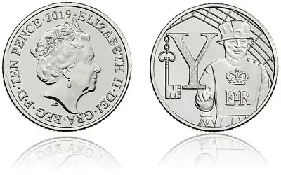 2019 Y Yeoman Warder A-Z 10p Circulated Coin • £29.99