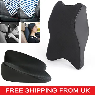 Memory Foam Car Cushion For Driving Seat Driver Booster Office Chair Pad Pillow • £11.89