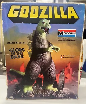 AURORA Model Kit PARTS LOT: GODZILLA + Box FORGOTTEN PRISONER DRACULA + More! • $20