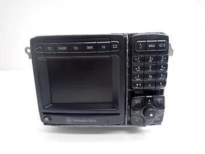 Mercedes S-class W220 2001 Sat Nav Radio Head Unit ( No Code) A2208270442 • £34.99