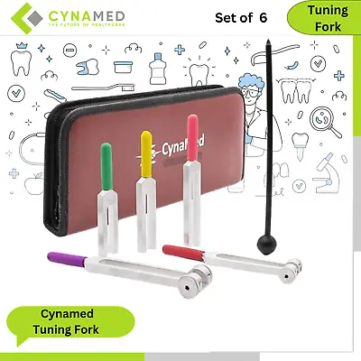Cynamed Color Coded Tuning Fork Crystal Tuning Fork For Healing Medical Tools • $24.99