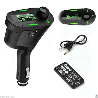 £9.79 • Buy New Car Kit Wireless FM Transmitter USB Charger Audio MP3 Player With LED Displa