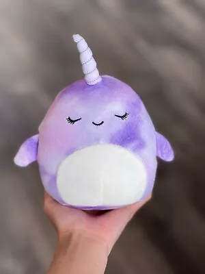 Squishmallows Sealife Nabila The Narwhal Stuffed Animal 5  Preschool Kid • $14.99