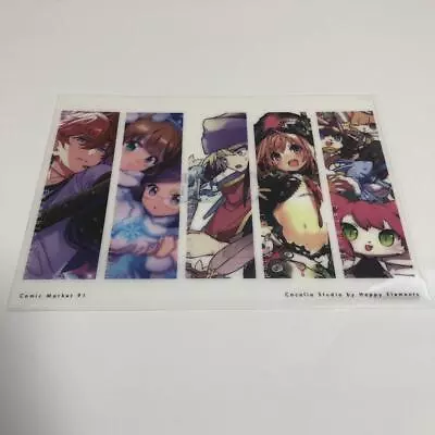 Comic Market 91 Clear File Ensemble Stars Merck Storia Last Period Cat Busters • $8.55