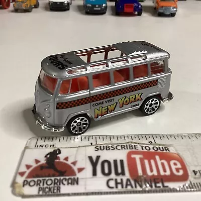 Matchbox Mica 2002 New York Tours Limited Edition Silver Volkswagen Vw Bus Van • $20.50