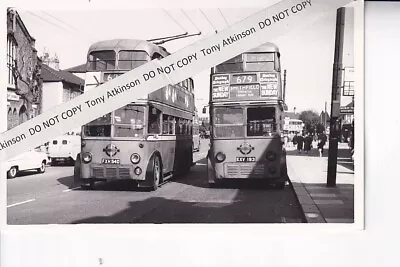 London Transport - M1 Type Trolley Bus - No. 1540 - Route 627 - Photo  # B13377 • £1