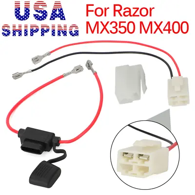 US Battery Wire Harness Kit For Razor MX350 MX400 PR200 V27+ Pocket Mod Rocket • $11.69