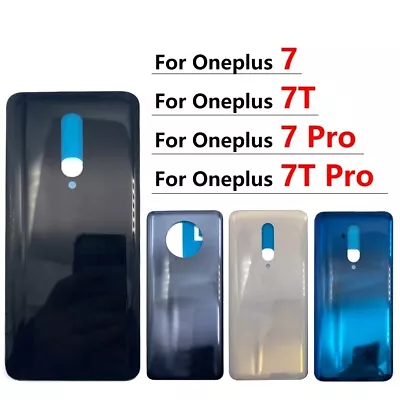 Back Battery Cover Rear Glass Housing Case Replacement For OnePlus 6 7 9 Pro 7T • $21.99