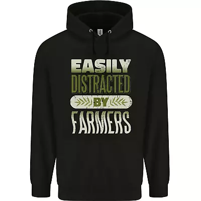 Easily Distracted Farmers Farming Childrens Kids Hoodie • £17.99