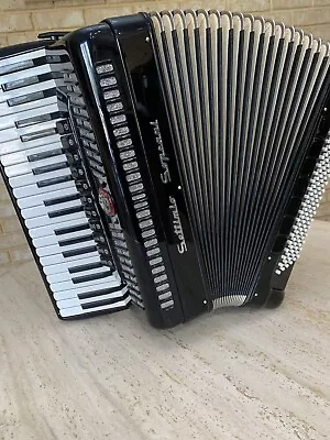 Genuine SETTIMIO SOPRANI PIANO ACCORDION Made In Italy 120 Bass Professional. • $3400