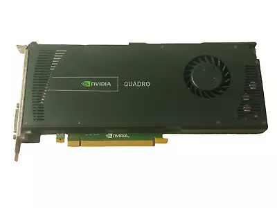 Nvidia/Dell Quadro 4000 2GB GDDR5 PCIe 2.0x16 DVI-I Dual DisplayPort Grafx Card • $23.99