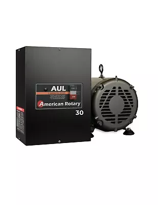 American Rotary Phase Converter  AUL30 30 HP 1 To 3 Phase Extreme Duty • $3999