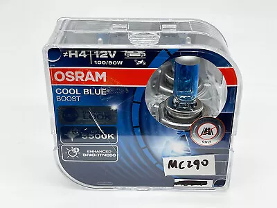 Osram 9003 H4 Cool Blue Boost Halogen Headlight Bulbs | 62193CBB MC290 Pack Of 2 • $22.99