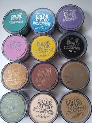 Maybelline Eye Shadow 24hr Color Tattoo Pure Pigments Multi Variety Shade Sealed • $4.45