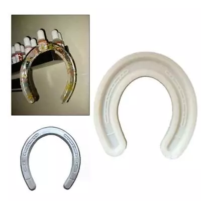 Silicone Horseshoe Cake Fondant Sugarcraft Decor Mold Chocolate Baking Mould DIY • £4.79