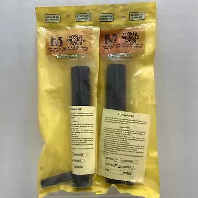 $49.99 • Buy 2-Pack Morris 67020 Black Underground Wires Electrical Supplies AUF Splice Kit