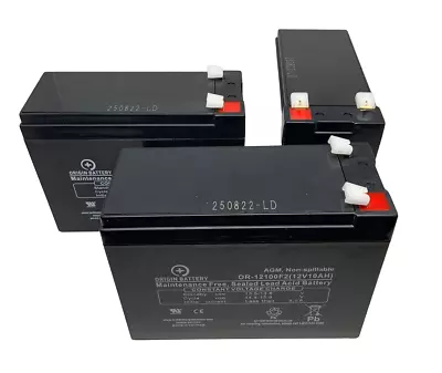 Minimoto Maxii 400 Battery Kit - 3 Pack 12V 10AH SLA AGM W/1 Year Warranty • $109.95