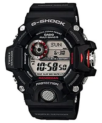 Casio G-Shock Men's GW-9400J-1JF Digital G Rangeman Series Multiband 6 Black • $518.03