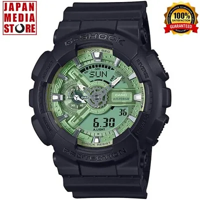 CASIO G-SHOCK GA-110CD-1A3JF Green Metallic Color Dial Limited Chrono Men Watch • $127.61