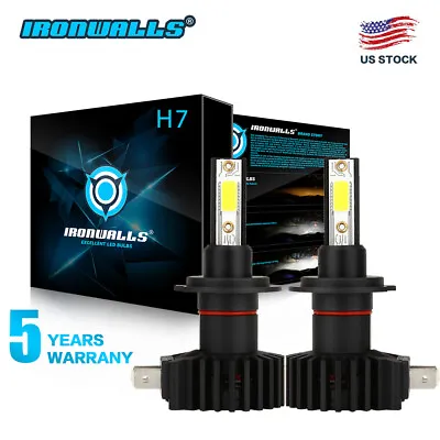 For Mercedes-Benz GL450 S550 CL600 Super White 2Pcs 6000K H7 LED Headlight Bulbs • $14.99