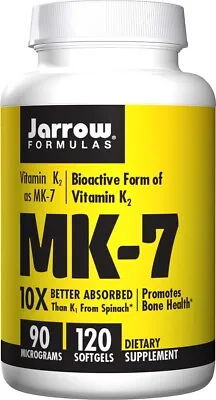Jarrow Formulas - Vitamin K2 MK-7 90mcg  Free UK P&P • £40.42
