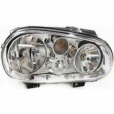 $159.46 • Buy Halogen Head Lamp Assembly Rh Fits Volkswagen Cabrio Without Fog Lamps Vw2503113