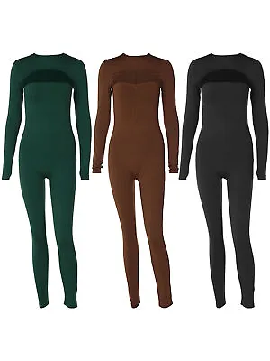 Womens Unitard Music Festival Bodysuit One Piece Jumpsuit Long Sleeve Leotard • $9.93