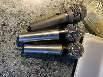 Vintage 1980's Electro Voice 671BL  2 Shure  Pe 560 Untested • $50