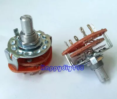 1PC 2 Pole 3 Position  ROTARY SWITCH Step Volume Attenuator Potentiometer   • $1.99