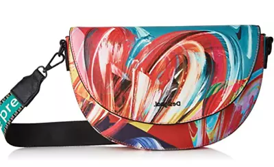  Desigual Women's Arty Flap Crossbody Bag/Shoulder Bag Brand New With Tag  • $59