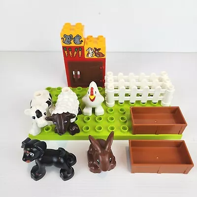 LEGO DUPLO Mixed Farm Animals Base Plate Cow Sheep Rabbit  Bulk Lot Bundle  • $34.90