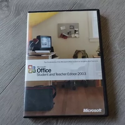 Microsoft Office Student And Teacher Edition 2003 W/ Manual & Product Key • $9.99