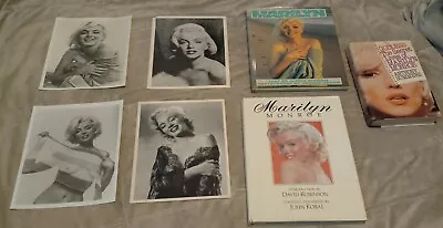 Marilyn Monroe -4 8x10 Black And White Photos And 3 Marilyn Monroe Books • $100