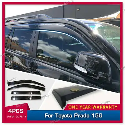 AUSGO Injection Weather Shields For Toyota Landcruiser Prado 150 2009-Onwards • $73.59