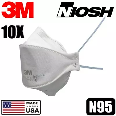10 Pack 3M Aura 9205+ Particulate Respirator N95 Dispoable NIOSH Face Mask Cover • $14.99