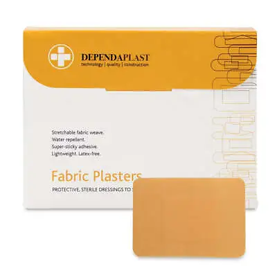 Dependaplast Fabric Plasters - 7.5cm X 5cm X 50 • £5.99