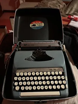 Excellent Vintage Smith Corona Sterling Portable Manual Typewriter W/Case 1966? • $78.50