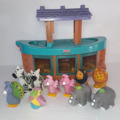£9.99 • Buy Fisher Price Little People Noah's Ark With Animal Figures - Playset Bundle Toy 