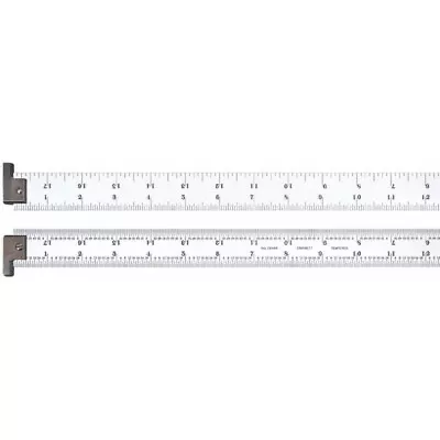 Starrett Spring Tempered Steel Rule With Inch Graduations - CH604R-18 • $135.53