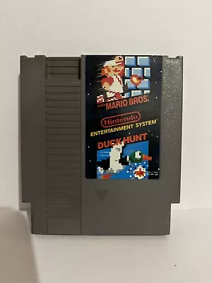 NES Super Mario Bros Duck Hunt Authentic Nintendo Working Tested NICE LABEL!!! • $12.38