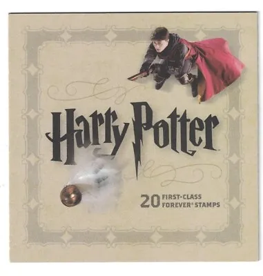 $19.75 • Buy HARRY POTTER 20 First Class Forever Postage STAMPS Collectible Booklet USA 2013