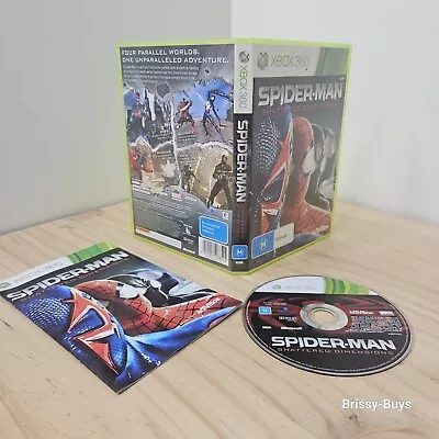 SPIDER-MAN SHATTERED DIMENSIONS Xbox 360 Complete With Manual PAL Tracked Shipin • $88.88