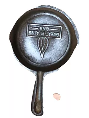 Great Plains  Gas Minature Advertsing Skillet Spoon Rest Ash Tray Mini • $39.99